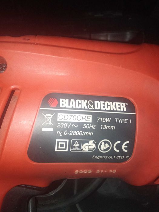 Máquina de furar Black&decker