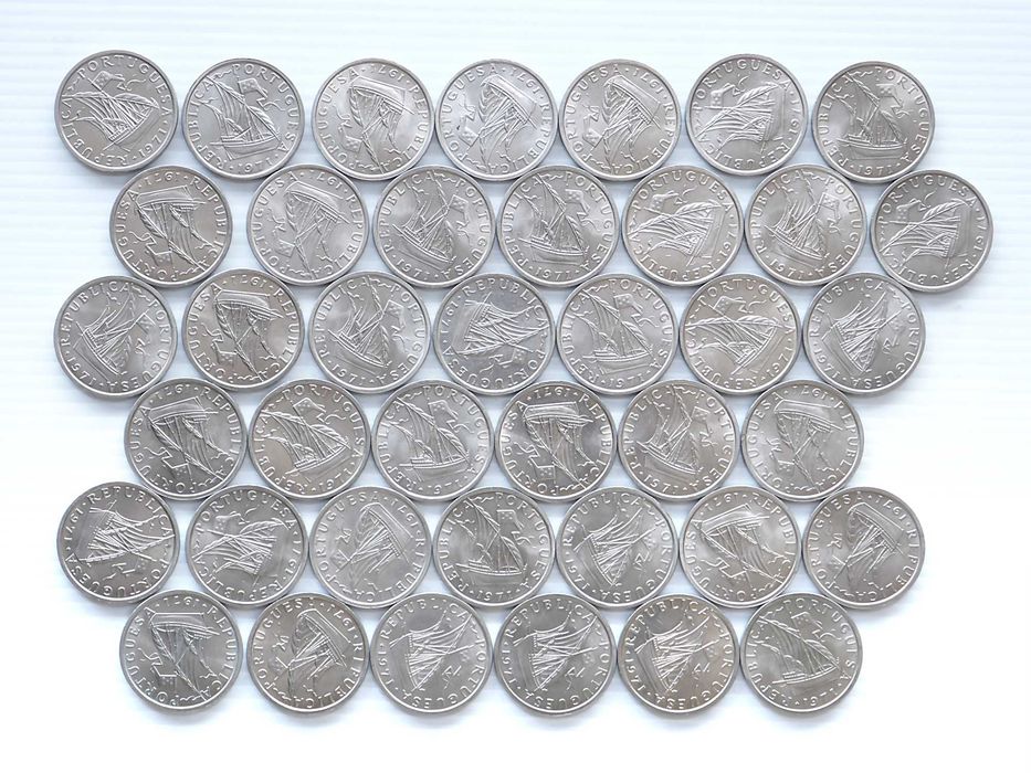 Lote de 40 Moedas 10 Escudos 1971