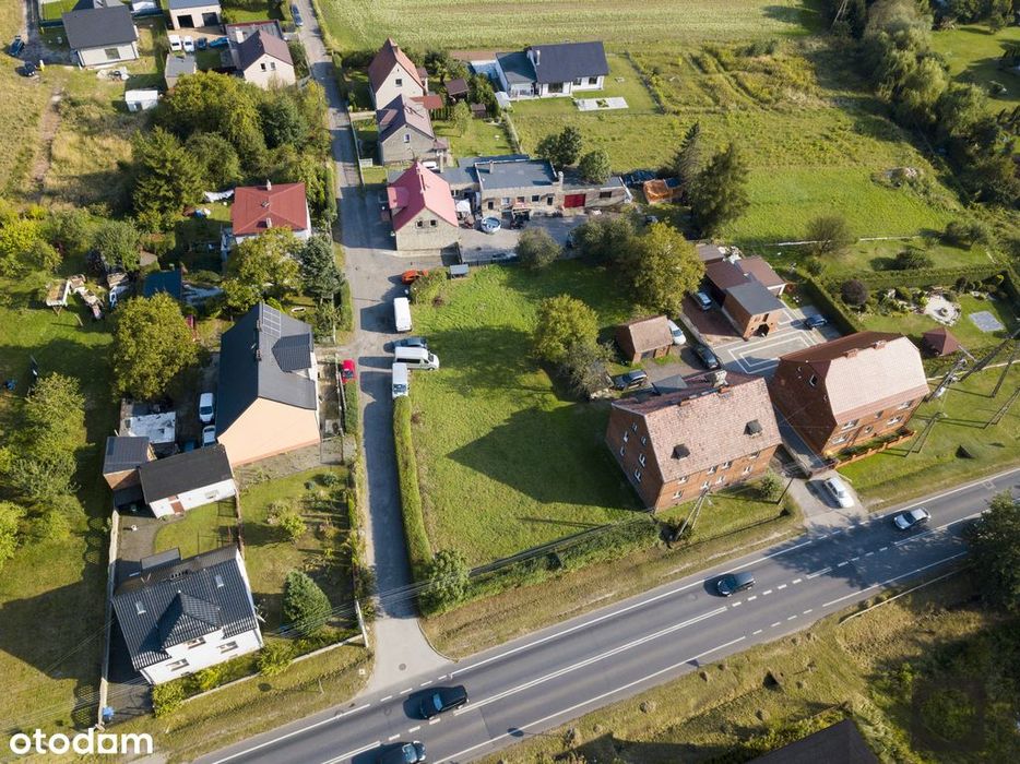 Działka budowlana Górniki, przy drodze krajowej 78