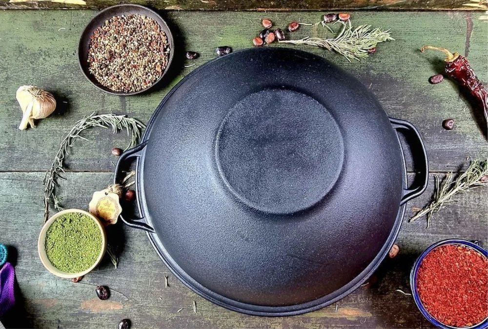 Казан чавунний наша майстерня / чугунный казан / чугунный котелок