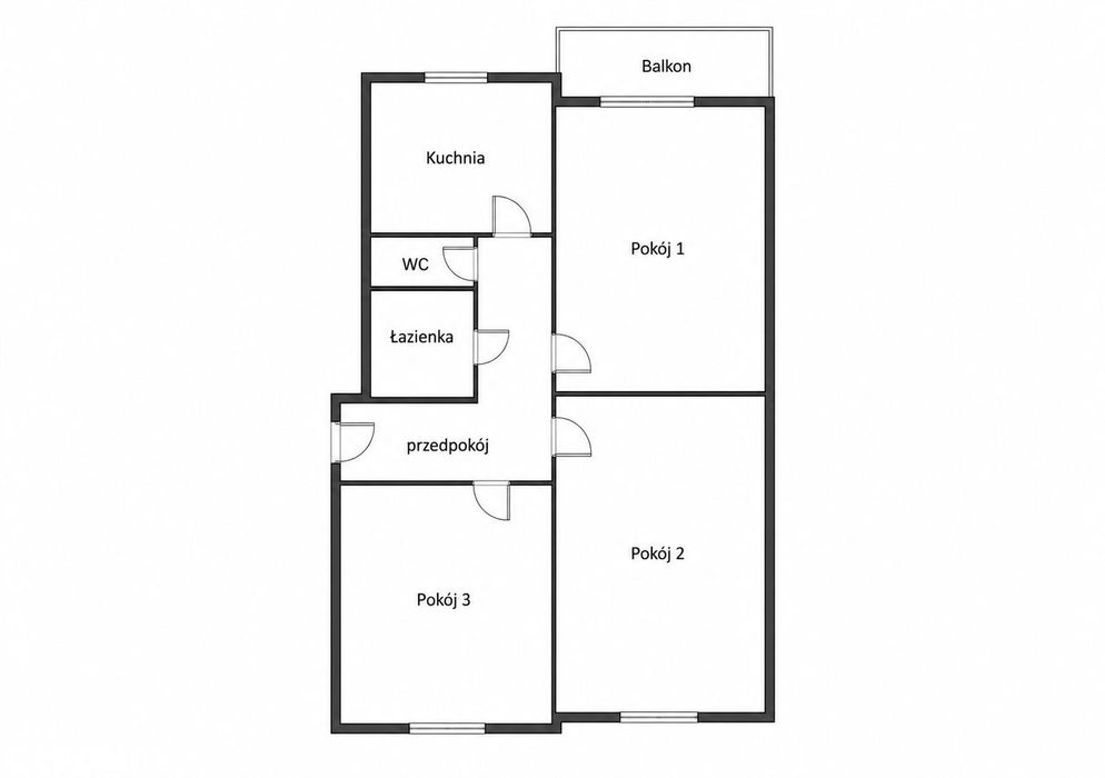Mieszkanie po generalnym remoncie | 61 m² | balkon | gotowe do wejścia - Widok 5