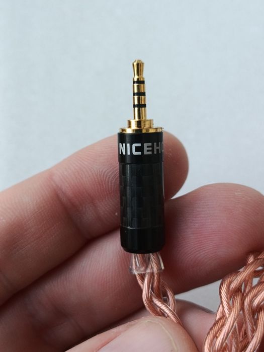 Кабель для навушників NICEHCK GCT4, 2Pin / 2.5 мм