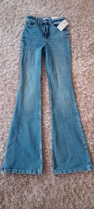 Nowe spodnie House Flare High Waist roz. 34
