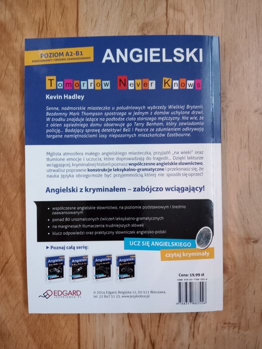 Angielski podstawowy i średni zaawansowany  kryminał