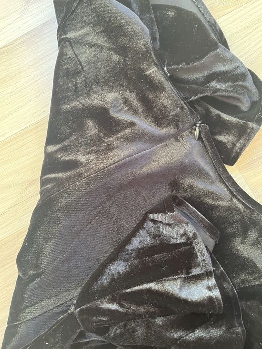 bbonlinedress welurowa sukienka 36 mini S