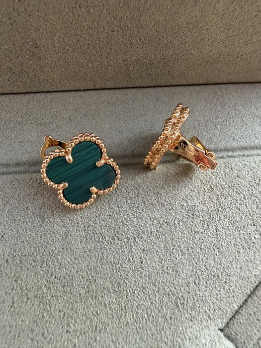Сережки в стиле Van Cleef Ван клиф