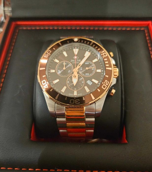 Relógio Jaguar em aço