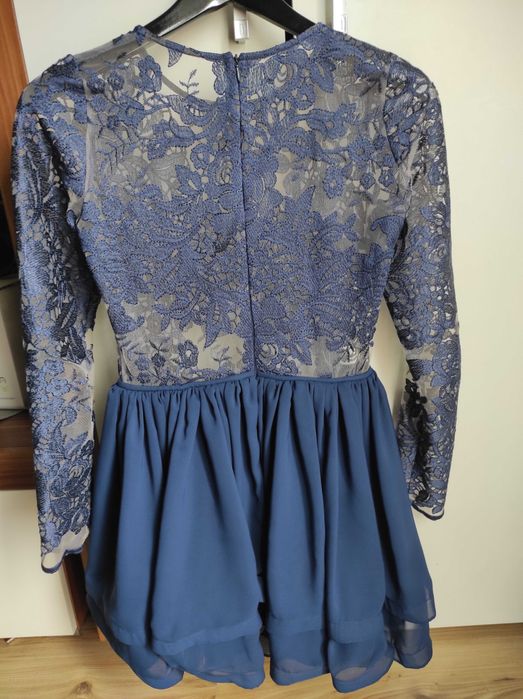 Sukienka granatowa Lavika