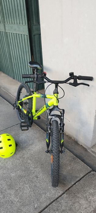 Bicicleta BTT Criança Rockrider ST 500 (Roda 20") – Amarelo Fluorescente (6-9 anos)