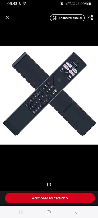 Comando Philips  novo