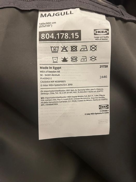 Cortinas e varões Ikea