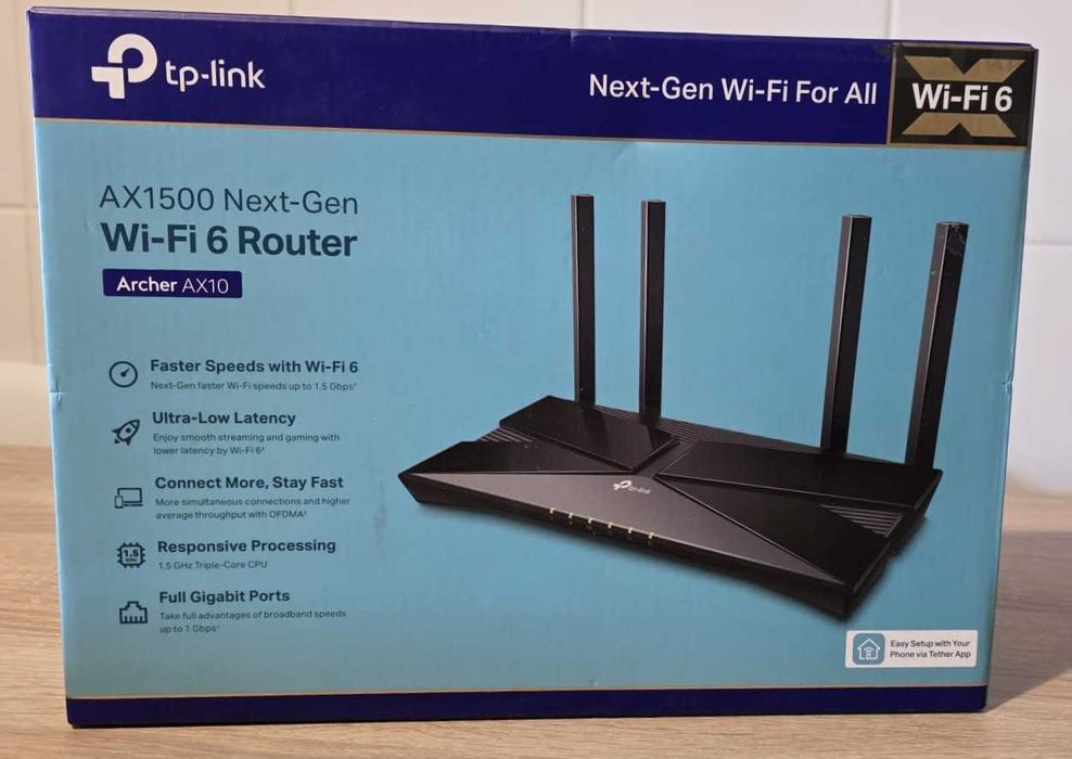Router TP-Link Archer AX1500 Gigabit Ethernet Dual Band (2,4 GHz / 5 GHz) Preto
