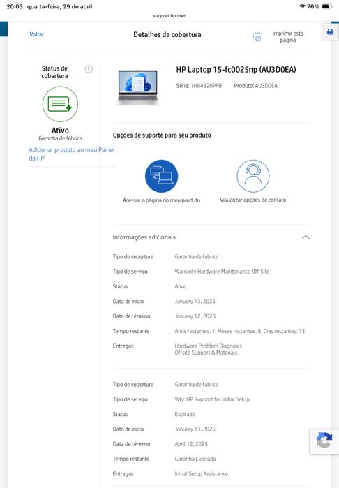 Portátil HP 15 Ryzen 5 | 16GB RAM | 512GB SSD | Garantia até 2028 + Rato e Bolsa