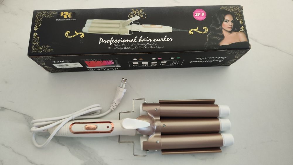 Professional hair curler