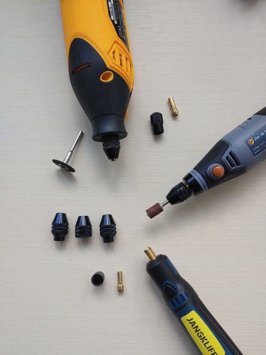 Быстросменный кулачковый мини-патрон на Dremel гравер