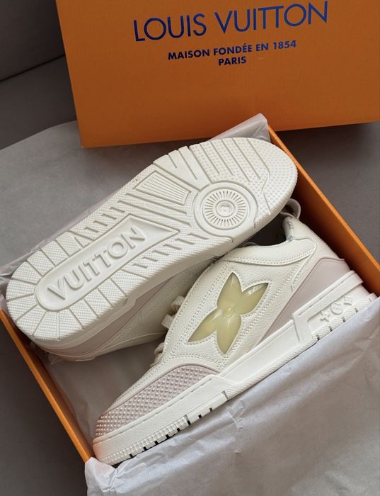Новинка! Кросівки Louis Vuitton Skate Sneakers White Beige•Луї Віттон(білі) Скейт,louis vuitton