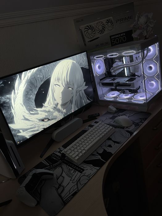 PC Gamer montado com todos os perifericos