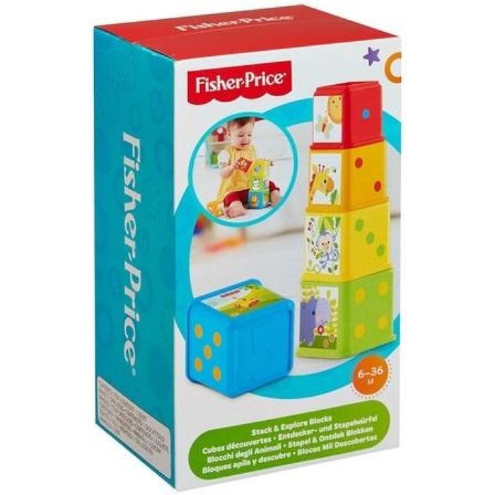 Fisher Price Klocki odkrywcy pudełko,456x219 mm