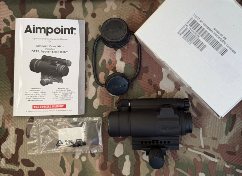 Приціл коліматорний AIMPOINT AB COMPM4H 2 MOA QRP2 Оригінал Швеція‼️