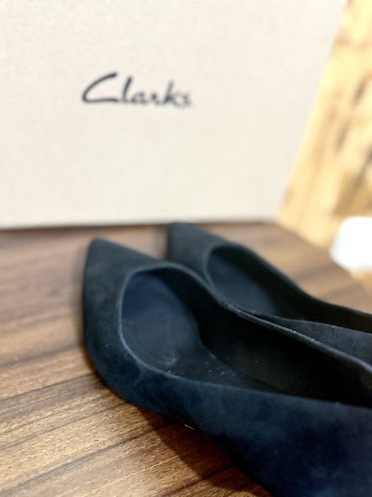 Чорні замшені лодочки  38 розмір