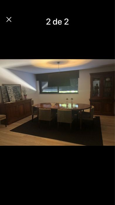 Aparador e biblioteca em cerejeira maciça