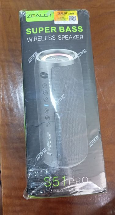 Coluna som ZEALOT super bass 40w Nova
