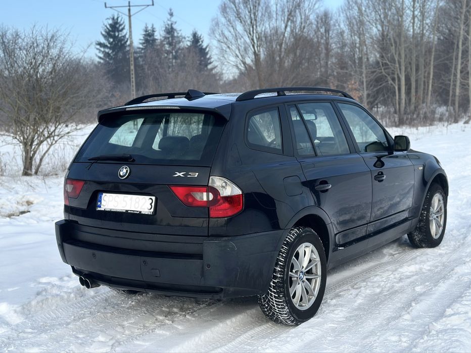 BMW x3 2.0d 150KM Skóry, radio cd , Klikatyzacja, komputer