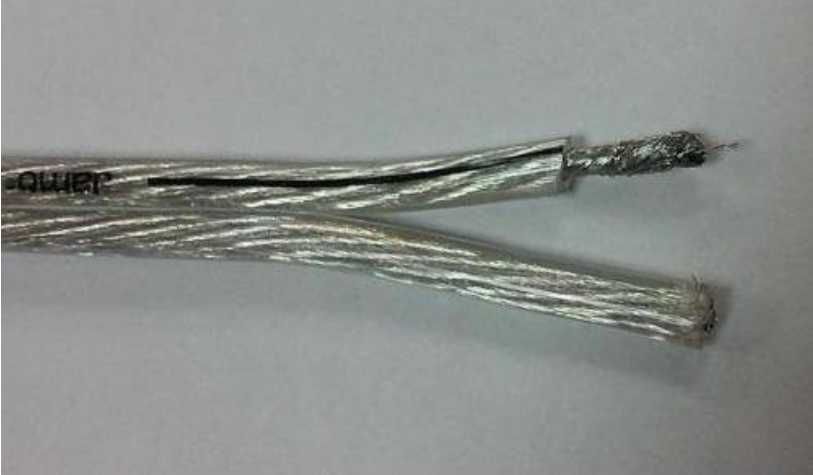 Przewód kabel głośnikowy JAMO srebro SILVER AUDIO