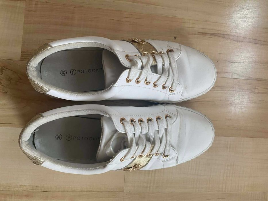 Białe damskie sneakersy Potocki roz. 39