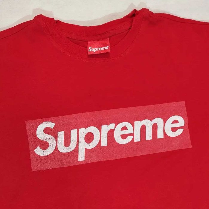 Supreme x stussy box logo футболка