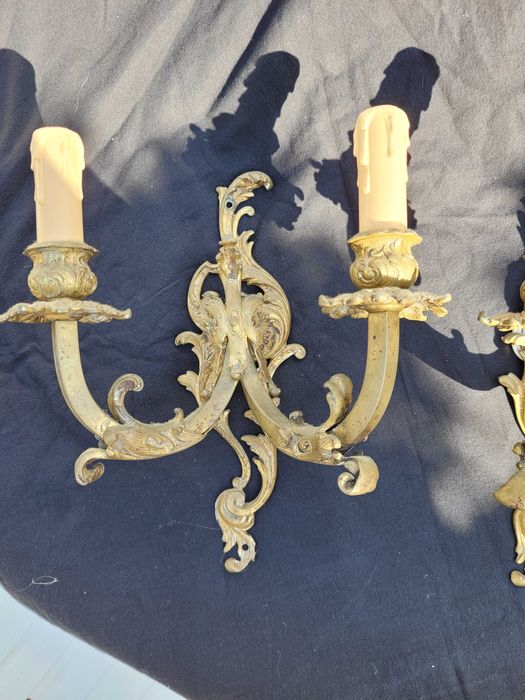 Apliques em bronze, vintage