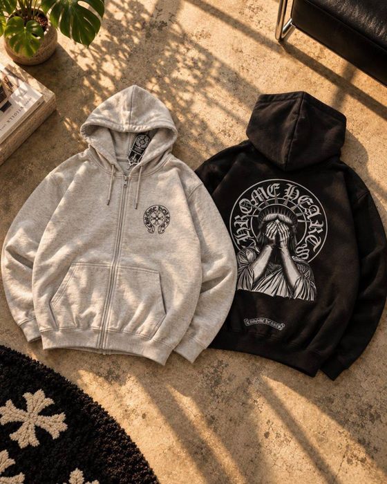 Chrome Hearts zip hoodie