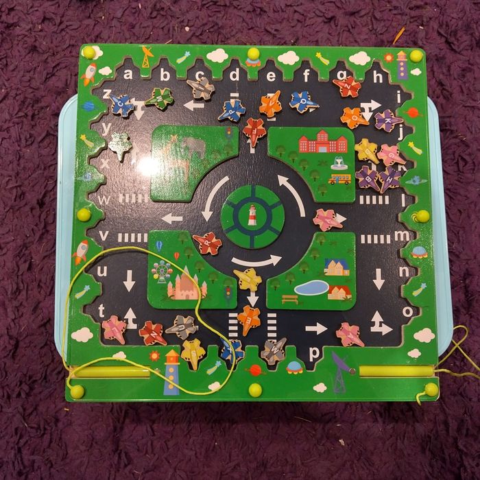 Gra magnetyczna alfabet