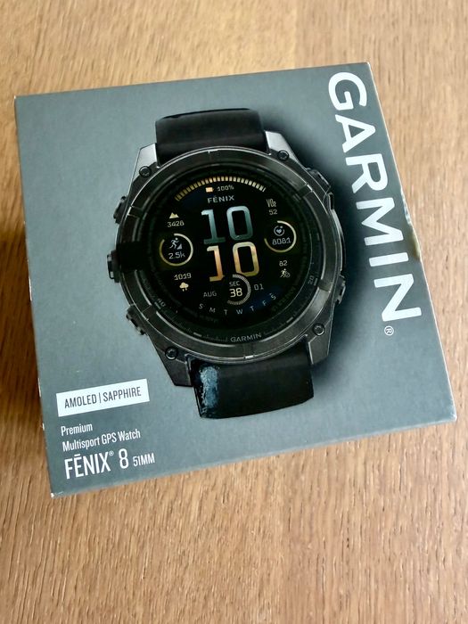 Garmin Fenix 8 topo de gama Sapphire 51mm + garantia longa