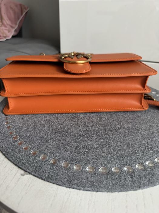 Torebka Pinko pomarańczowa Classic