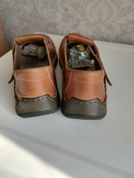 мужские летние сандали RIEKER кожа р.42 стелька 27см