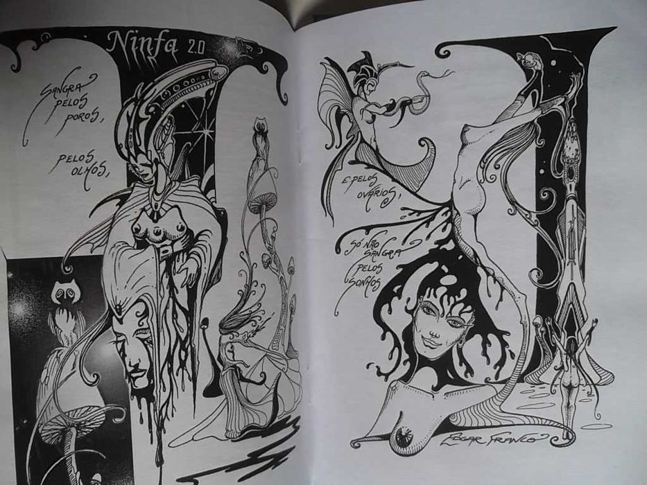 Edgar Franco : Artlectos e Pós-humanos Nº 1 a 4 - Ed Marca de Fantasia