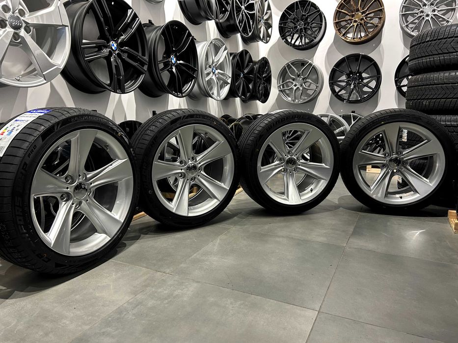 Koła letnie 18 5x120 BMW E60 E61 Styling 128 przód tył 8.5" 9.5"