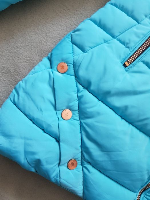 Kurtka zimowa dla dziewczynki rozm.128- 134