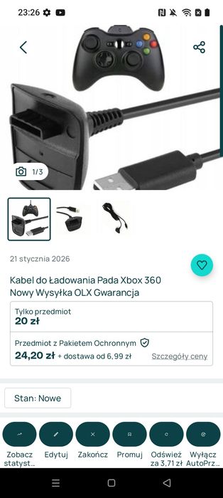 2szt rezerwacja wyslka OLX