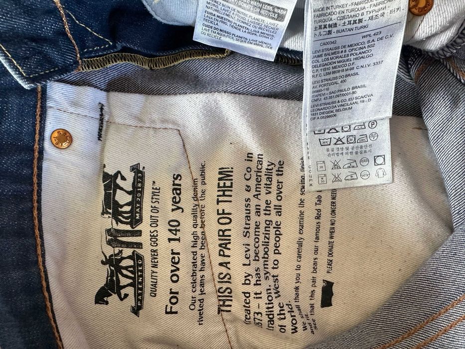 Levis 511 32/32 Spodnie Piękne Slim