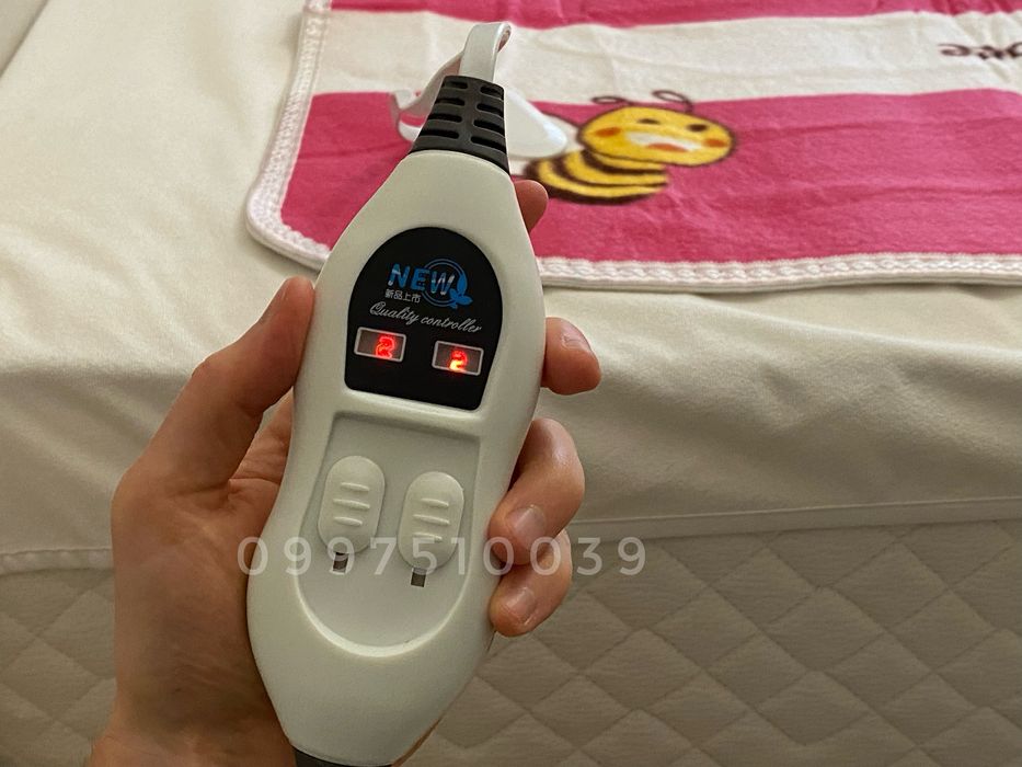 150х180 см Простирадло з підігрівом 2-х зонне. Электропростынь електро