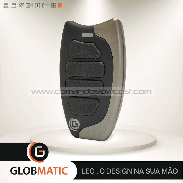 Comando Original GLOBMATIC LEO 4, NOVO (substitui modelo Vella)