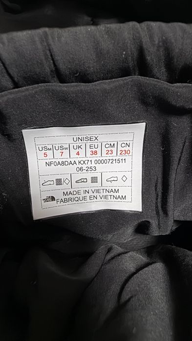 The North Face Чоботи дутики, 38р, 23см