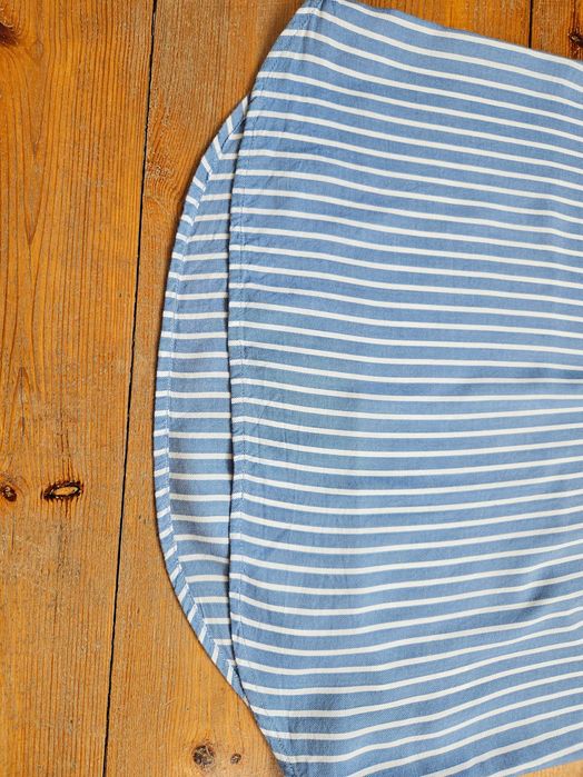 Bluzka koszulowa- koszula niebieska w paski