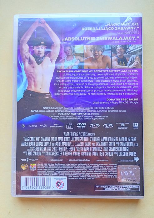 Film DVD Magic Mike XXL nowy Tatum Bomer