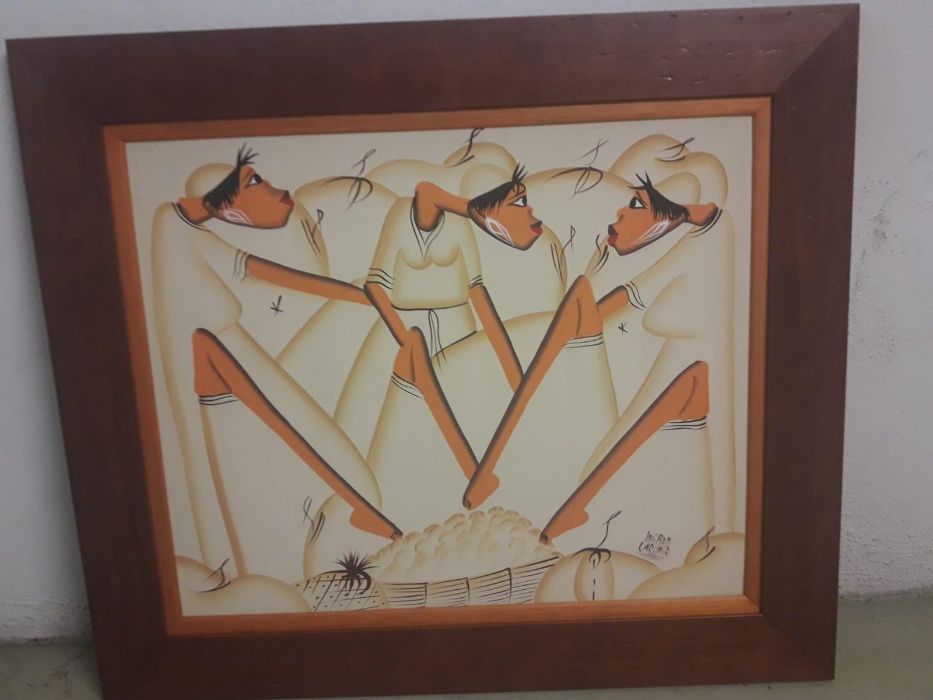 Tela decorativa com 0.78x0.68 mts