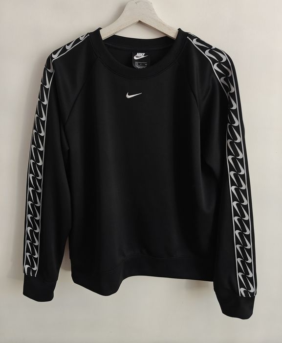 Nike bluza sportowa damska logowana lampasy L/XL