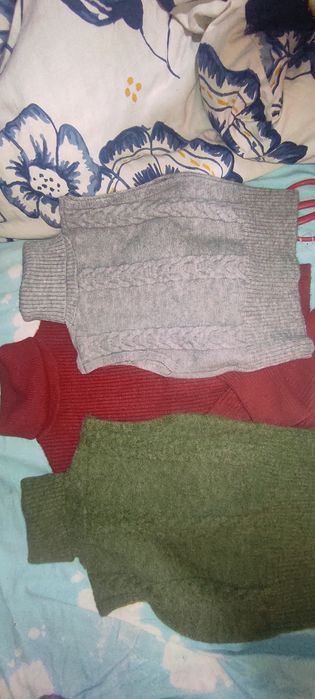 2 coletes e uma camisola