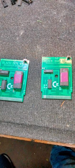 Commodore 64  cart Black Box V4/V8 combo